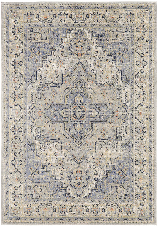 Nourison Nourison Essentials Persian 4' x 6' Blue Vintage Rug