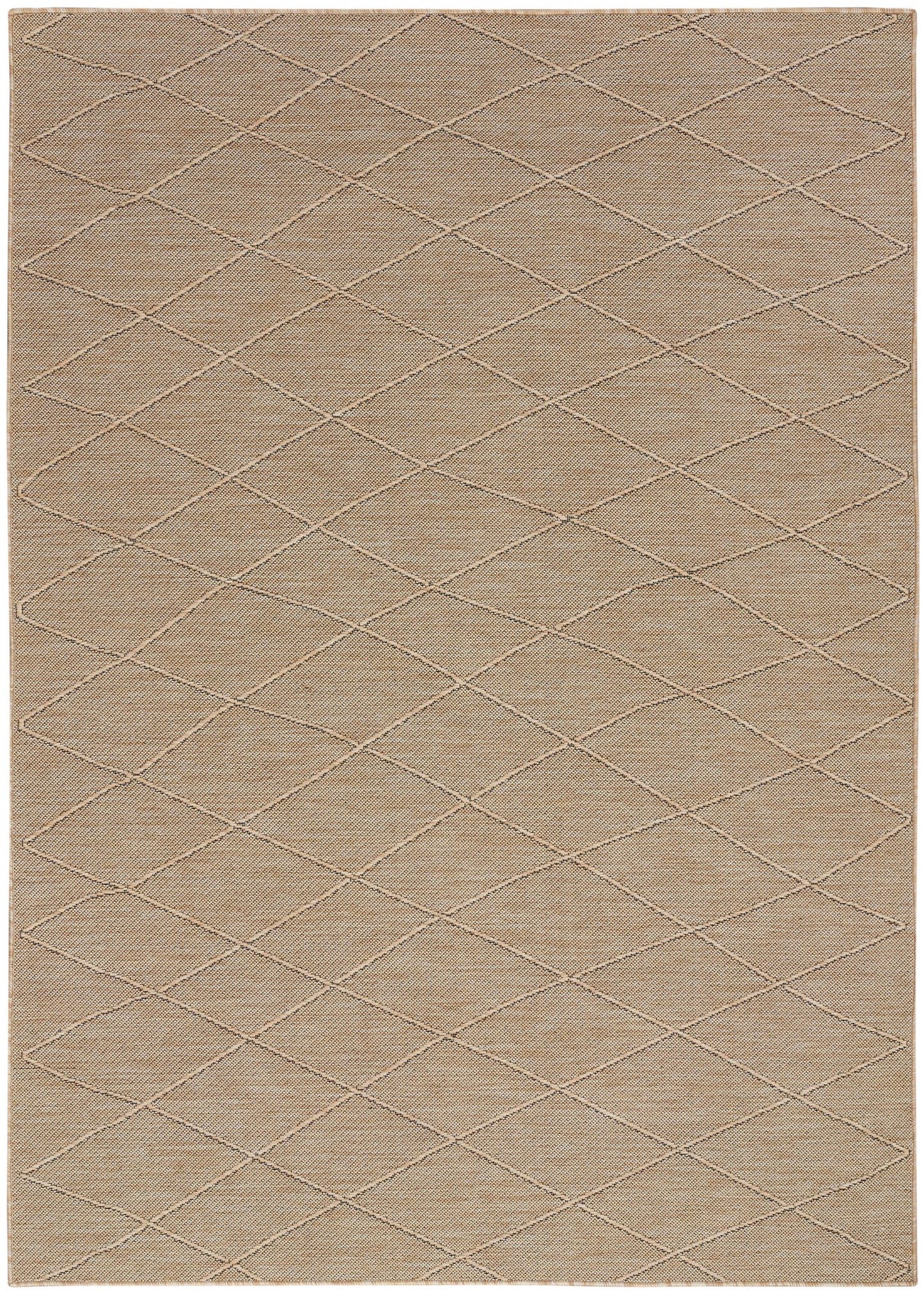 Nourison Washable Solutions 4' x 6' Natural Modern Rug