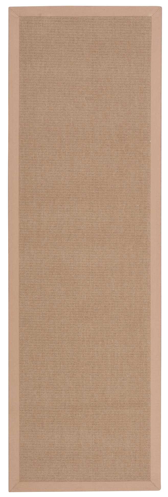 Nourison Sisal Soft 2'6" x 8' Sand Farmhouse Indoor Rug