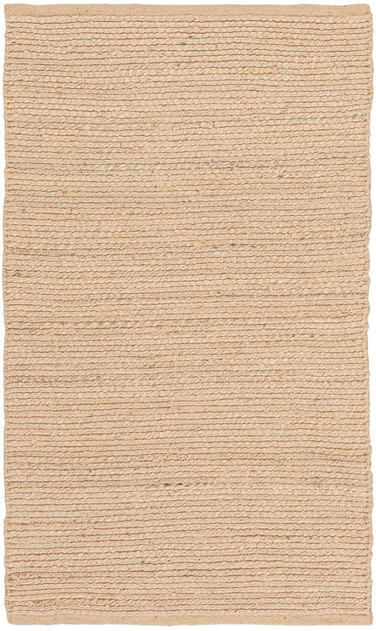 Nourison Natural Jute 3' x 5' Bleached Farmhouse Indoor Rug