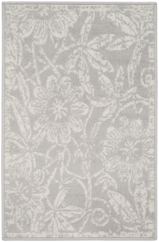 Nourison Whimsicle 2' x 3' Grey Farmhouse Indoor Rug