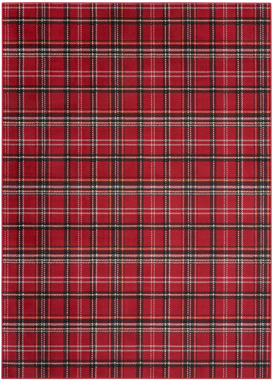 Nourison Grafix 7' x 10' Red Rustic Indoor Rug