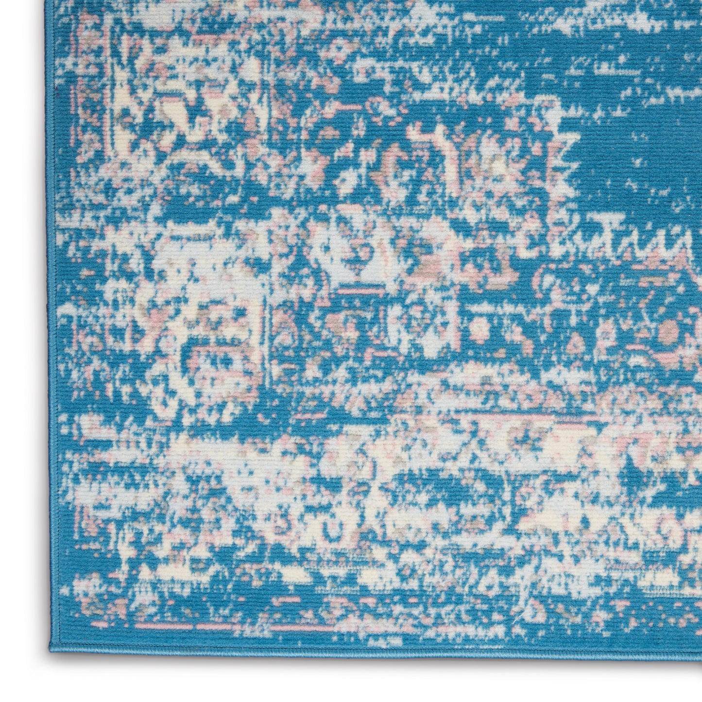 Nourison Grafix 6' x 9' Blue Vintage Indoor Rug