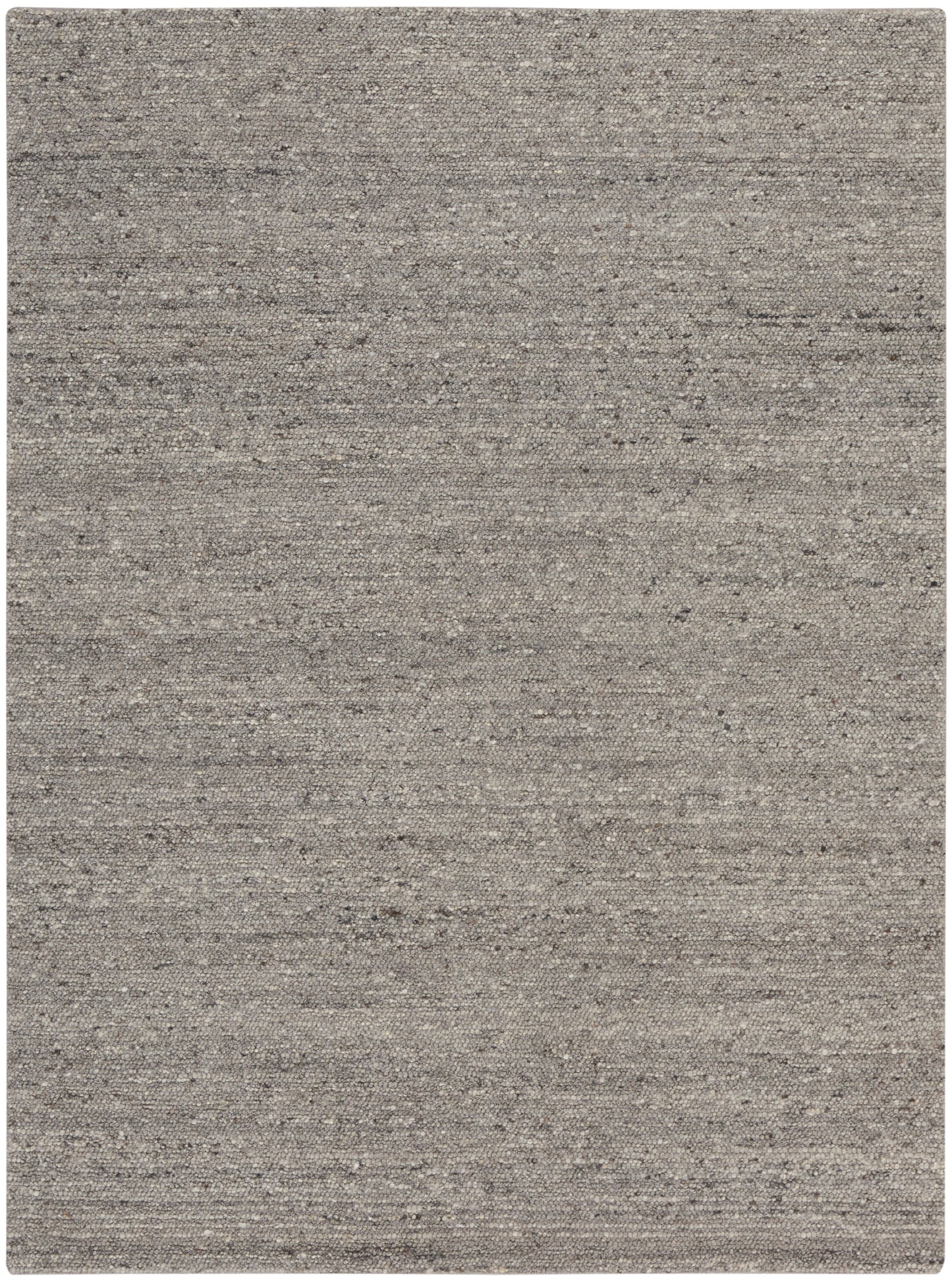 Nourison Alanna 5'6" x 7'5" Grey Farmhouse Indoor Rug