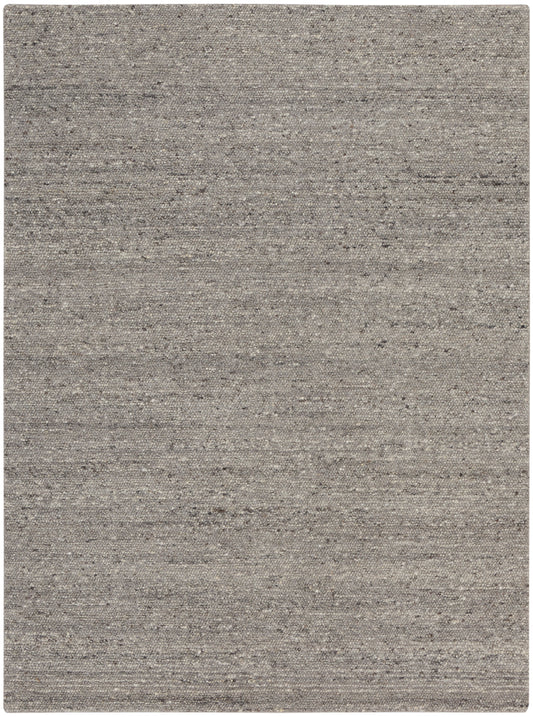 Nourison Alanna 5'6" x 7'5" Grey Farmhouse Indoor Rug