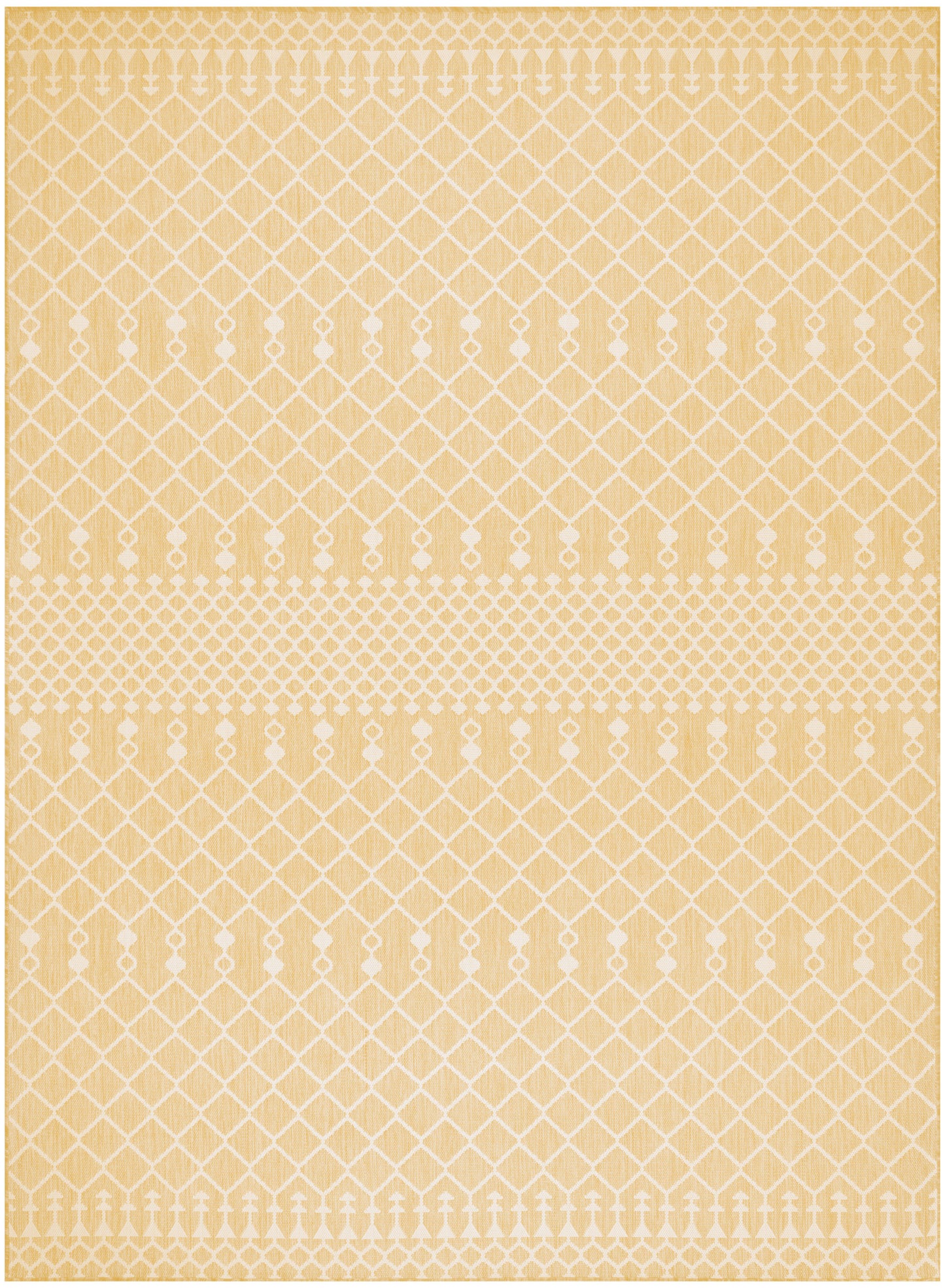 Nourison Positano 8' x 10' Yellow Modern Rug