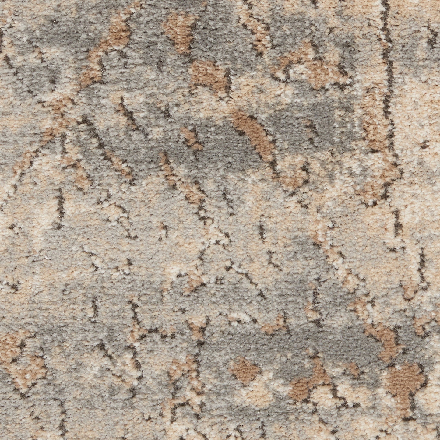 Nourison Quarry 3'9" x 5'9" Beige Grey Modern Indoor Rug