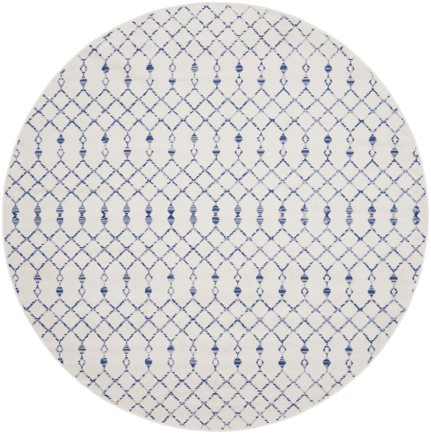 Nourison Whimsicle 8' x Round Ivory Bohemian Indoor Rug