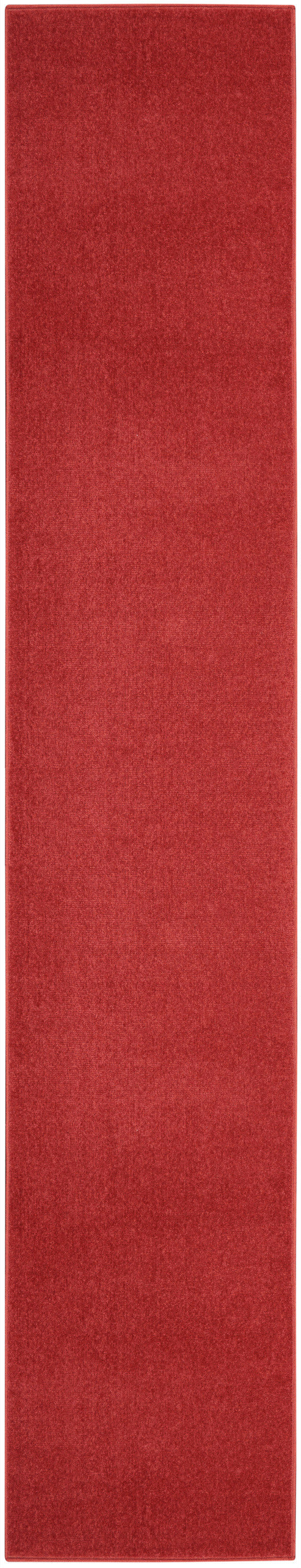 Nourison Nourison Essentials 2'2" x 20' Brick Red Outdoor Rug