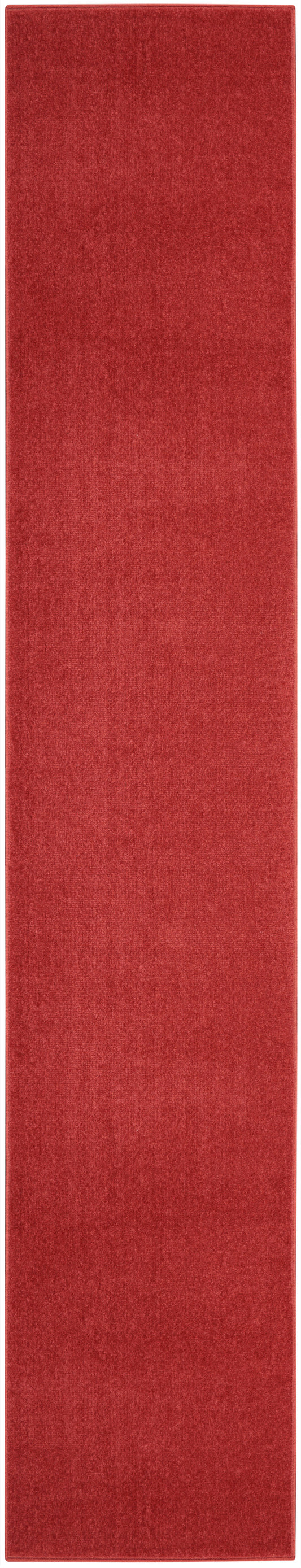 Nourison Nourison Essentials 2'2" x 20' Brick Red Outdoor Rug