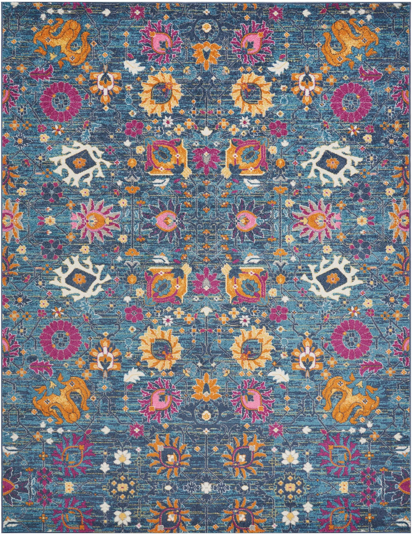 Nourison Passion 8' x 10' Denim Bohemian Indoor Rug