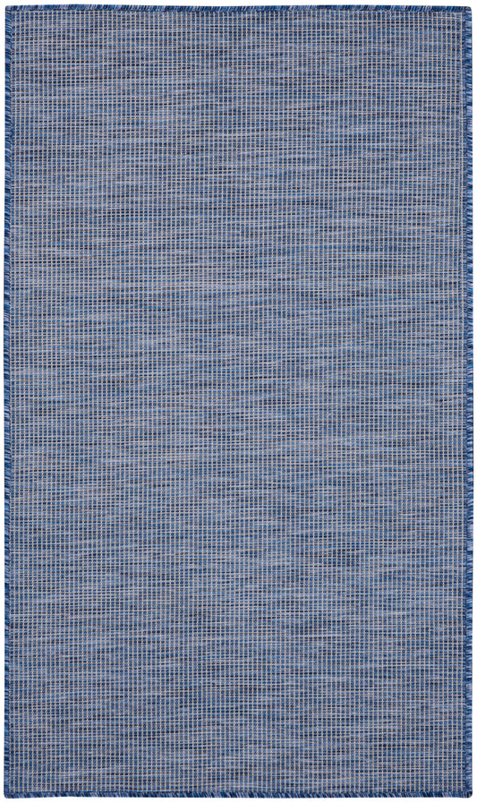 Nourison Positano 3' x 5' Navy Blue Modern Rug