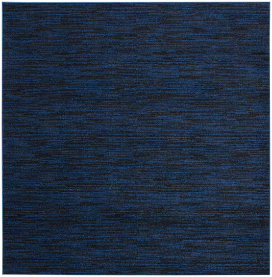 Nourison Nourison Essentials 7' x Square Midnight Blue Outdoor Rug