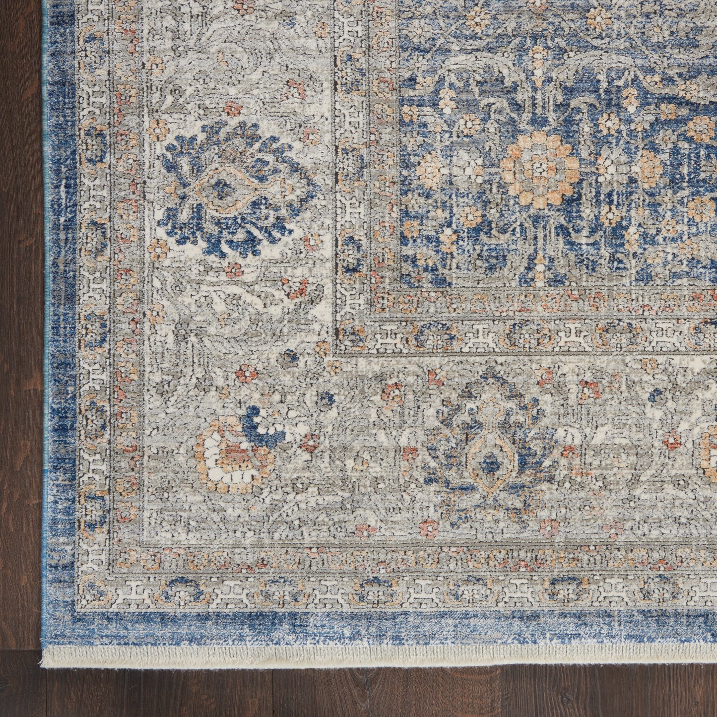 Nourison Starry Nights 8'6" x 11'6" Light Blue Vintage Indoor Rug