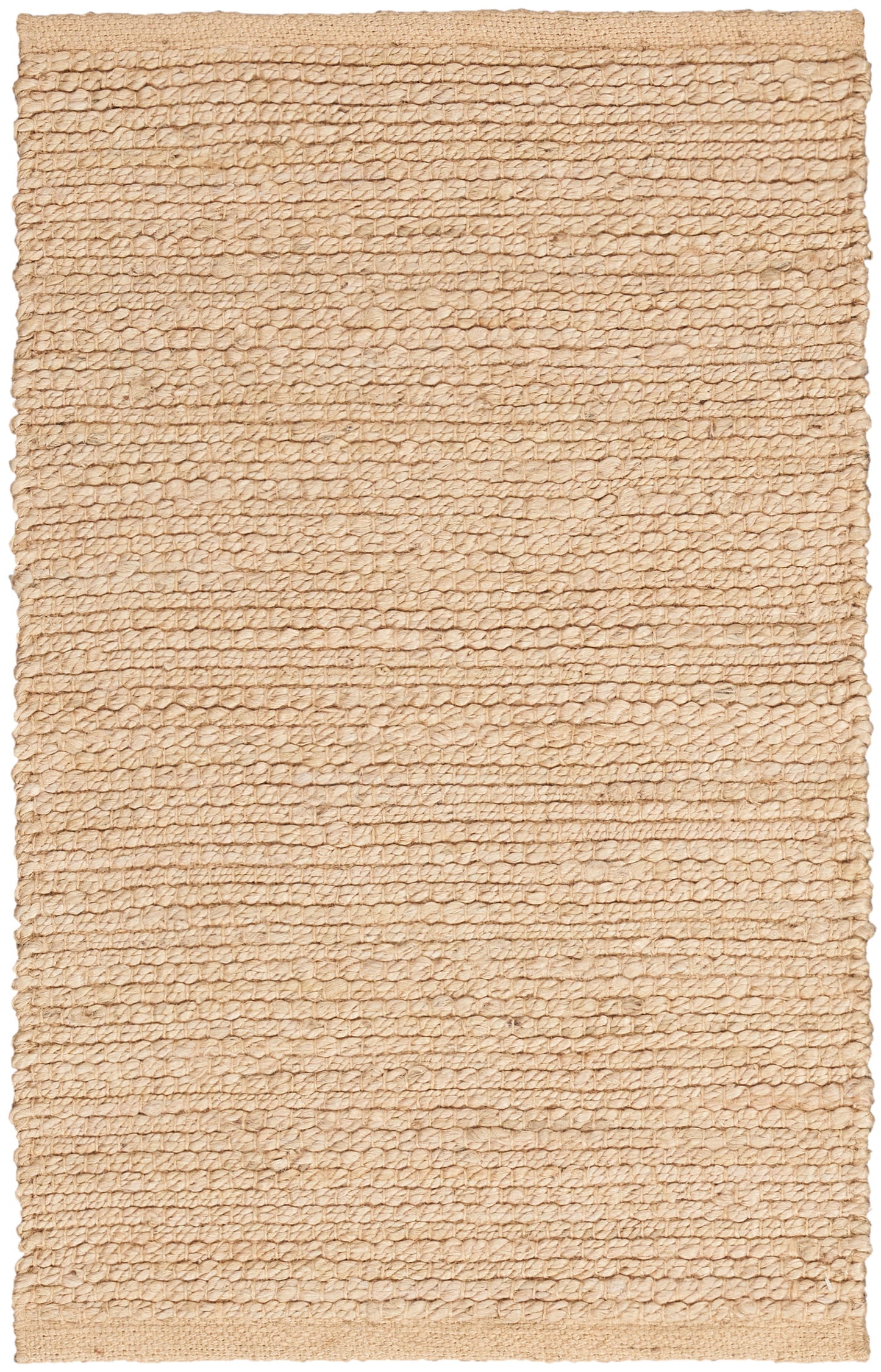 Nourison Natural Jute 2' x 3' Bleached Farmhouse Indoor Rug