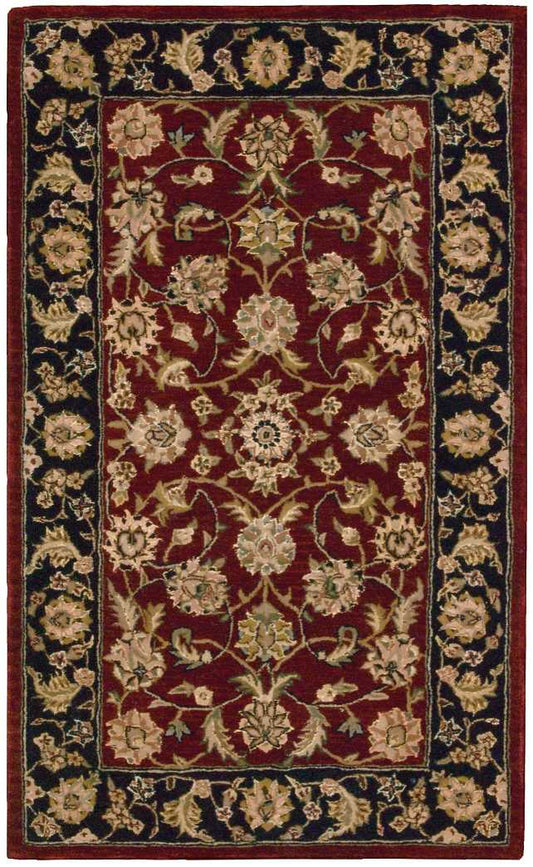 Nourison Nourison 2000 2'6" x 4'3" Burgundy Traditional Indoor Rug