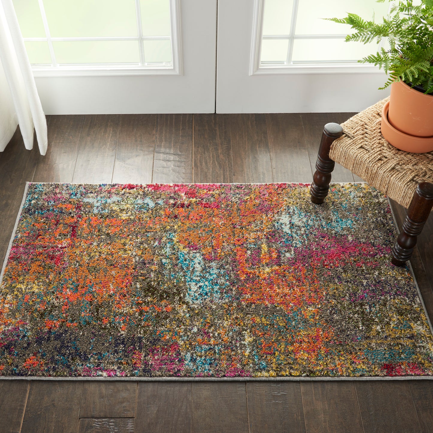 Nourison Celestial 2'2" x 3'9" Sunset Modern & Contemporary Indoor Rug