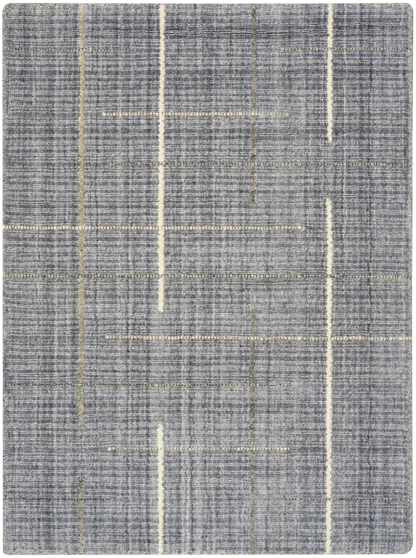 Calvin Klein CK041 Architectura 2' x 3' Denim Farmhouse Indoor Rug