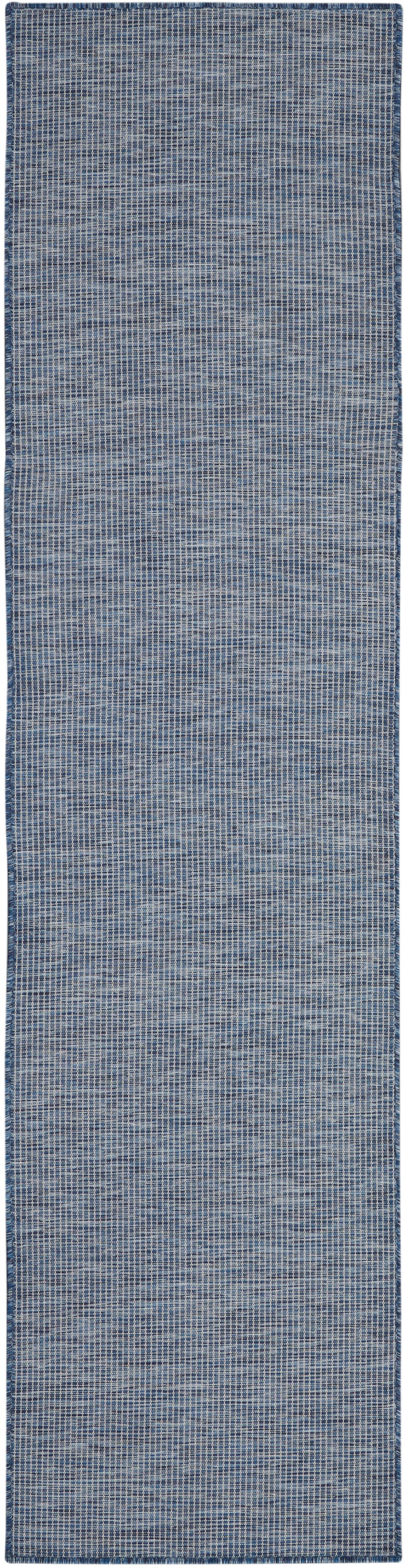 Nourison Positano 2' x 6' Navy Blue Modern Rug