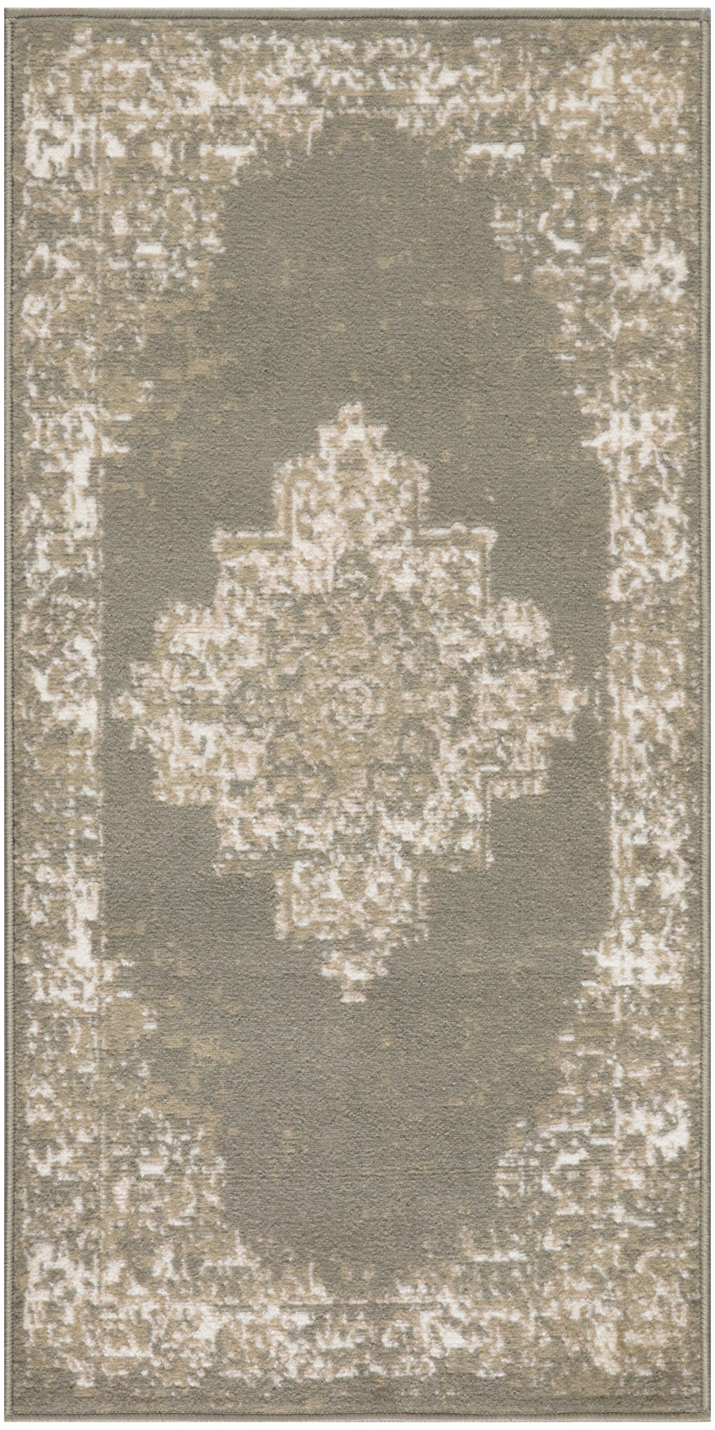 Nourison Grafix 2' x 4' Olive Vintage Indoor Rug