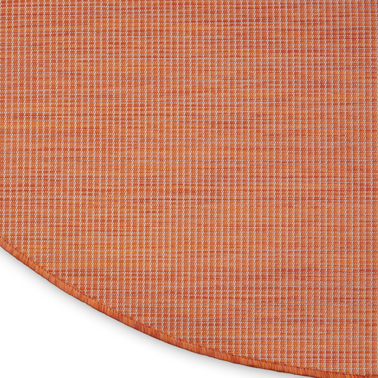 Nourison Positano 8' x Round Terracotta Modern Rug