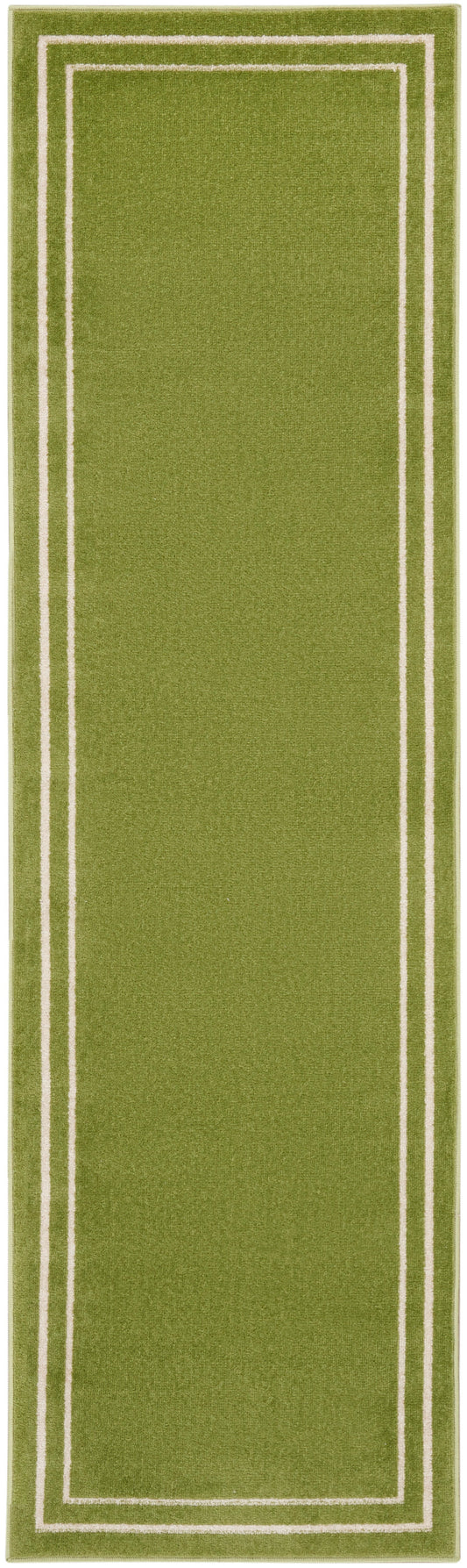 Nourison Nourison Essentials 2' x 6' Green Ivory Contemporary Rug