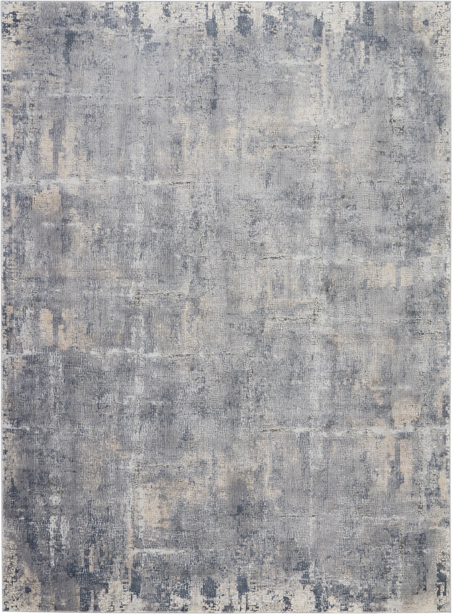 Nourison Rustic Textures 9'3" x 12'9" Grey Beige Modern Indoor Rug