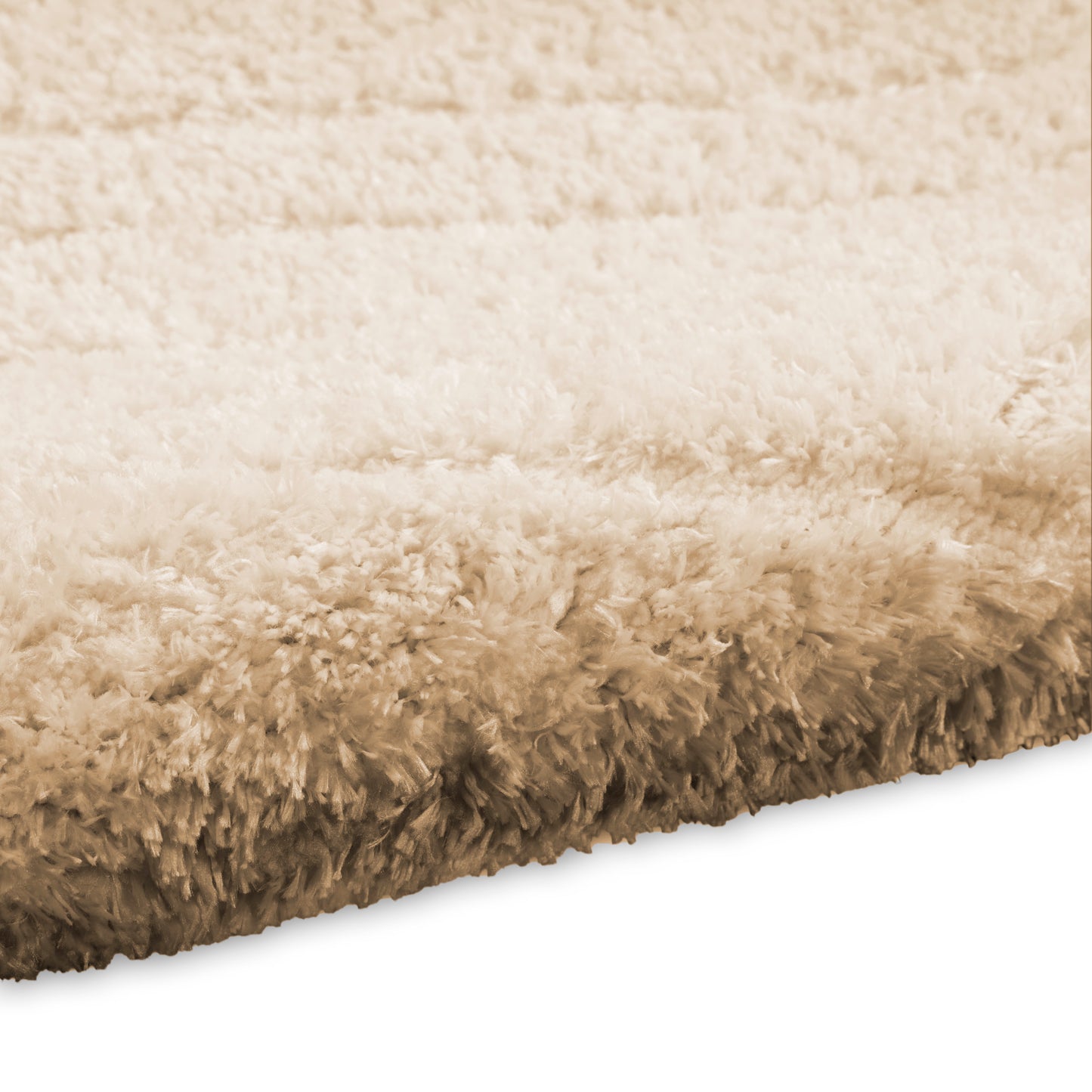 Calvin Klein Surfaces 5'2" x 7' Beige Shag Indoor Rug