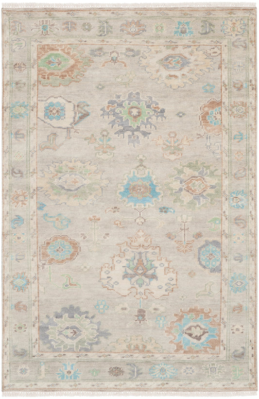 Nourison Odessa 5'6" x 8' Ivory Multicolor Vintage Indoor Rug