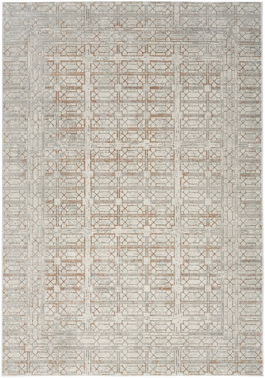 Nourison Desire 3'11" x 5'11" Ivory Beige Modern Indoor Rug