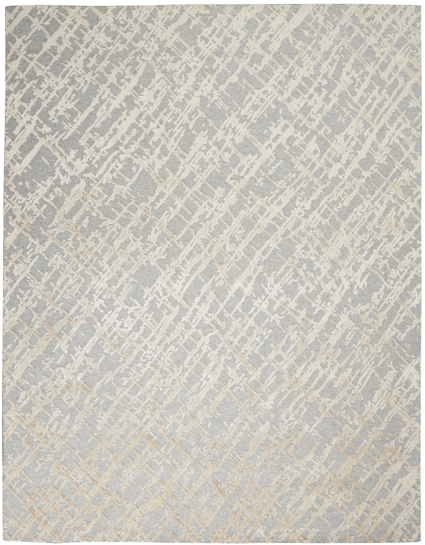 Nourison Divine 7'9" x 9'9" Sand Storm Modern Indoor Rug